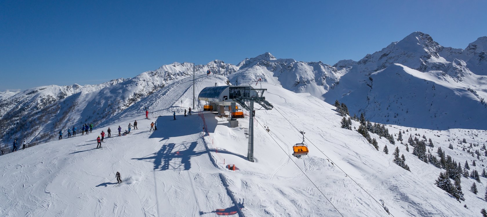 Skigebiet Hauser Kaibling Skifahren Schladming Steiermark